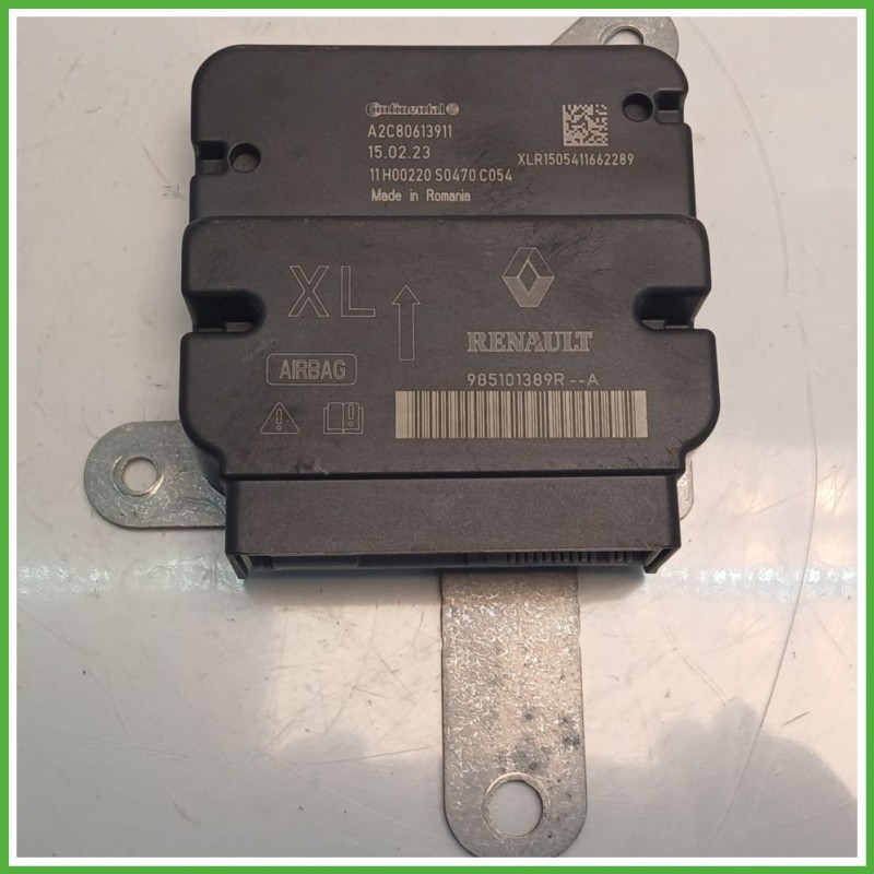 Centralina Airbag CONTINENTAL A2C80613991 RENAULT CLIO 4a Serie 1.5 dCi 985103419R 2012 2016