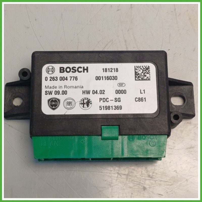 Centralina Sensori di Parcheggio BOSCH 0263004776 FIAT PANDA 4Q 0.9 51981369 2016