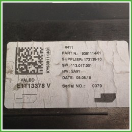 Centralina Confort Abitacolo VALEO E1113378V MINI MINI F56 1.5 938111401 2014 2019