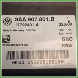 Centralina Freno di Stazionamento TRW 17792401-A VOLKSWAGEN TIGUAN 5N 1.4 3AA907801B 2007 2011