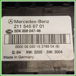 Centralina SAM Secure Access Module HELLA 5DK008047-46 MERCEDES-BENZ Classe E W/S211 CDI A2115456701 2002 2007