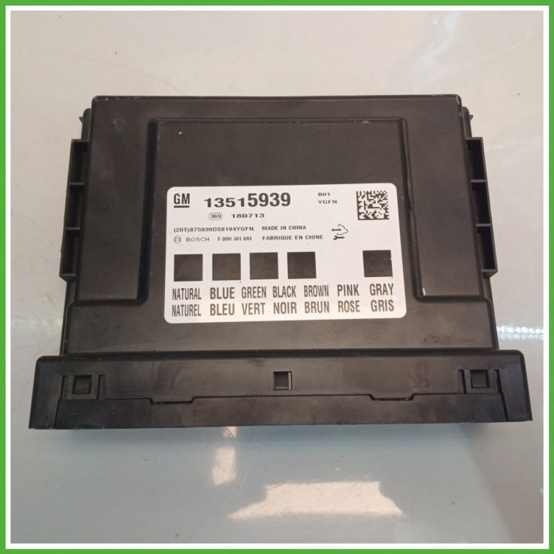 Centralina Confort Abitacolo BOSCH F00HJ01694 OPEL CORSA X15 1.4 13515939 2014 2019