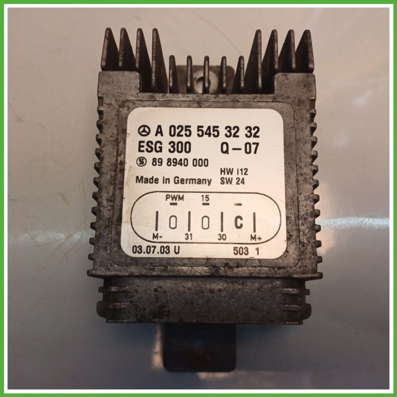Centralina Rele Elettroventola Radiatore MERCEDES-BENZ Classe A W168 A0255453232 2001 2004