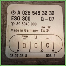 Centralina Rele Elettroventola Radiatore MERCEDES-BENZ Classe A W168 A0255453232 2001 2004