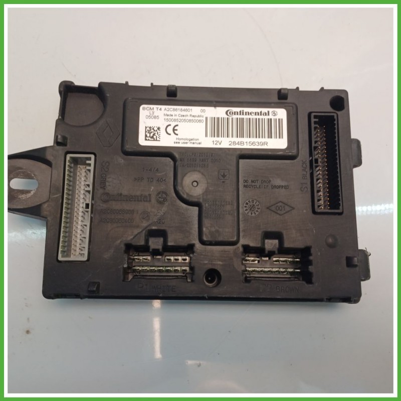 Centralina BCM Control Module CONTINENTAL A2C86184601 RENAULT CLIO 4a Serie 1.5 dCi 284B15639R 2012 2016