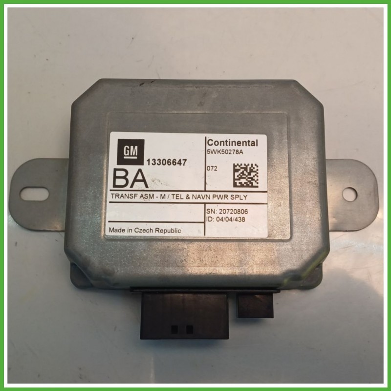 Centralina Alimentazione Telefono Navigatore CONTINENTAL 5WK50278A OPEL ASTRA P10 1.7 13306647 2009 2015