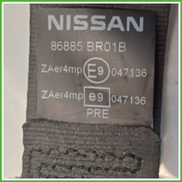 Cintura di Sicurezza Anteriore Destro DX (Lato Passeggero) NISSAN QASHQAI J10E/JJ10E 1.5 dCi 86884BR00B 2010 2014 AUTOLIV