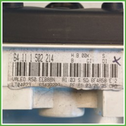 Comandi Clima AC Riscaldamento Condizionatore VALEO LT04023 MINI MINI R50/R53 1.4 64111502214 2001 2006