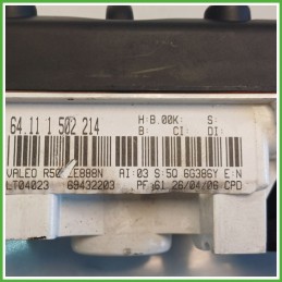 Comandi Clima AC Riscaldamento Condizionatore VALEO LT0423 MINI MINI Cabrio R52 16V 64111502214 2004 2009