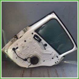Porta Portiera Sportello Posteriore Destra DX BIANCO BANCHISA EWP PEUGEOT 208 Berlina 2012 2015 Originale Usato