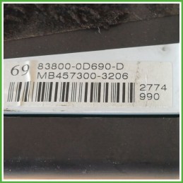 Quadro strumenti contachilometri tachimetro DENSO MB457300-3206 TOYOTA YARIS 1.4 838000D691