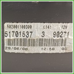 Quadro strumenti contachilometri tachimetro VEGLIA BORLETTI 503001100300 FIAT GRANDE PUNTO 2Y 1.2 51701537