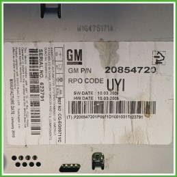 Autoradio CHEVROLET (DAEWOO) CRUZE J300 2.0 20854720 2009 2014 PANASONIC CQEG0971YC