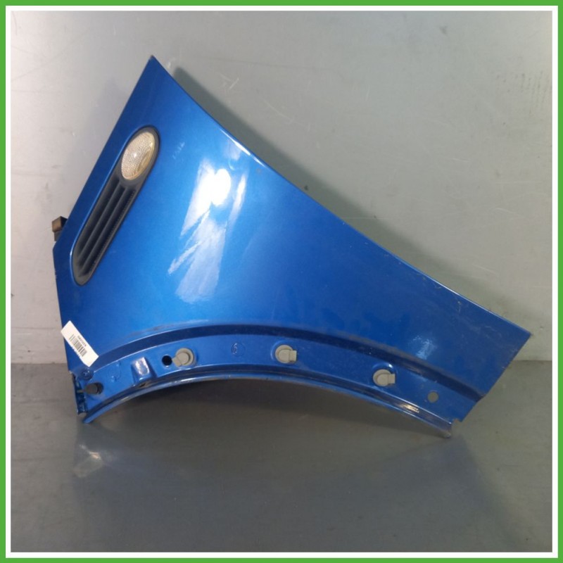 Parafango Anteriore Sinistra SX MINI MINI Cabrio R52 Cabrio 2004 2009 BLU A28 HYPER BLUE METALLIC Originale Usato
