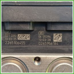Centralina ABS Modulo Pompa BOSCH 0265956184 71771141 FIAT PUNTO 6U Originale Usato