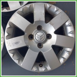 Cerchio Singolo in Lega CITROEN C3 PLURIEL (dal 05/2003 al 11/2010) 15 pollici 15" 6.0J 4x108 ET 27 originale usato al pz