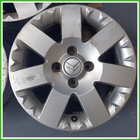 Cerchio Singolo in Lega CITROEN C3 PLURIEL (dal 05/2003 al 11/2010) 15 pollici 15" 6.0J 4x108 ET 27 originale usato al pz