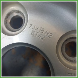 Cerchio Singolo in Lega AUDI A4 (8E) (dal 11/2000 al 11/2004) 16 pollici 16" 7.0J 5x112 ET 42 originale usato al pz