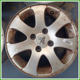 Cerchi in Lega PEUGEOT 307 (dal 04/2001 al 12/2006) 15 pollici 15" 6.0J 4x108 ET 27 4pz originali usati