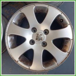Cerchi in Lega PEUGEOT 307 (dal 04/2001 al 12/2006) 15 pollici 15" 6.0J 4x108 ET 27 4pz originali usati
