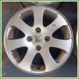 Cerchi in Lega PEUGEOT 307 (dal 04/2001 al 12/2006) 15 pollici 15" 6.0J 4x108 ET 27 4pz originali usati