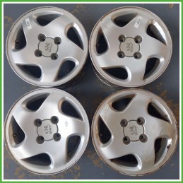 Cerchi in Lega PEUGEOT 306 (dal 10/1992 al 12/1996) 14 pollici 14" 5.5J 4x108 ET 24 4pz originali usati
