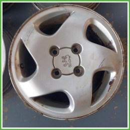 Cerchi in Lega PEUGEOT 306 (dal 10/1992 al 12/1996) 14 pollici 14" 5.5J 4x108 ET 24 4pz originali usati