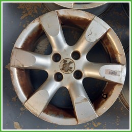 Cerchi in Lega PEUGEOT 307 (dal 07/2005 al 07/2008) 16 pollici 16" 6.5J 4x108 ET 31 4pz originali usati