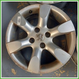 Cerchi in Lega PEUGEOT 307 (dal 07/2005 al 07/2008) 16 pollici 16" 6.5J 4x108 ET 31 4pz originali usati