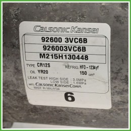 Compressore Clima AC Aria Condizionata CALSONIC CR12S NISSAN PULSAR C13M 926003VC6B