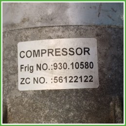 Compressore Clima AC Aria Condizionata FIAT 930.10580 FIAT MULTIPLA 1F 51810094