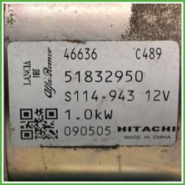 Motorino Avviamento HITACHI S114.943 FIAT GRANDE PUNTO 2Y 51890631