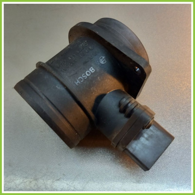 Debimetro Misuratore Massa Aria BOSCH VOLKSWAGEN Polo (9N) 1.4 Diesel 2001 0281002531 038906461B Usato