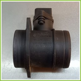 Debimetro Misuratore Massa Aria BOSCH VOLKSWAGEN Polo (9N) 1.4 Diesel 2001 0281002531 038906461B Usato