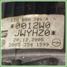 Airbag Guidatore Sinistro SX VOLKSWAGEN FOX 5Z 1.4 16V 1T0880201D4EC 2005 2011 TAKATA
