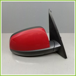 Specchietto Retrovisore Destro DX Rosso OPEL MERIVA (X03) 2003 014176 Usato