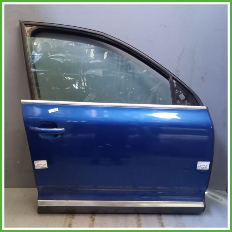 Porta Portiera Sportello Anteriore Destra DX BLU VOLKSWAGEN TOUAREG 7L SUV 2002 2010 Originale Usato