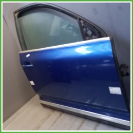 Porta Portiera Sportello Anteriore Destra DX BLU VOLKSWAGEN TOUAREG 7L SUV 2002 2010 Originale Usato