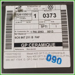 Rivestimento Porta Anteriore Destro DX VOLKSWAGEN POLO 6C 1.4 TDI 6C4867012AKTZ 2014 2015