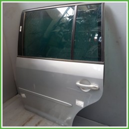 Porta Portiera Sportello Posteriore Sinistra SX GRIGIO CHIARO 8E A7W VOLKSWAGEN TOURAN 1T Monovolume 2003 2010 Originale Usato