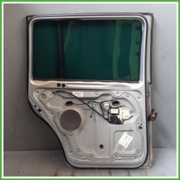 Porta Portiera Sportello Posteriore Sinistra SX GRIGIO CHIARO 8E A7W VOLKSWAGEN TOURAN 1T Monovolume 2003 2010 Originale Usato