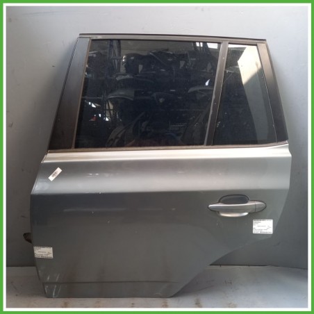 Porta Portiera Sportello Posteriore Sinistra SX GRIGIO A08 SILBERGRAU MET BMW X3 E83 SUV 2003 2006 Originale Usato