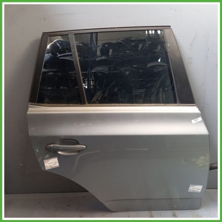 Porta Portiera Sportello Posteriore Destra DX GRIGIO A08 SILBERGRAU MET BMW X3 E83 SUV 2003 2006 Originale Usato