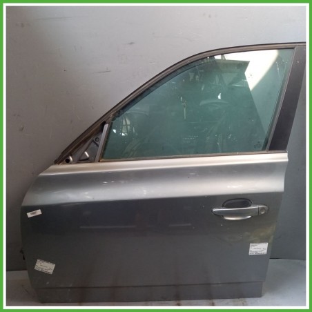 Porta Portiera Sportello Anteriore Sinistra SX GRIGIO A08 SILBERGRAU MET BMW X3 E83 SUV 2003 2006 Originale Usato