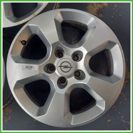 Cerchio Singolo in Lega OPEL ASTRA (A04) (dal 01/2004 al 03/2011) 16 pollici 16" 6.5J 5x100 ET 37 originale usato al pz
