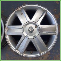 Cerchio Singolo in Lega RENAULT MEGANE 2a Serie (dal 09/2002 al 02/2006) 16 pollici 16" 6.5J 4x100 ET 49 originale usato al pz