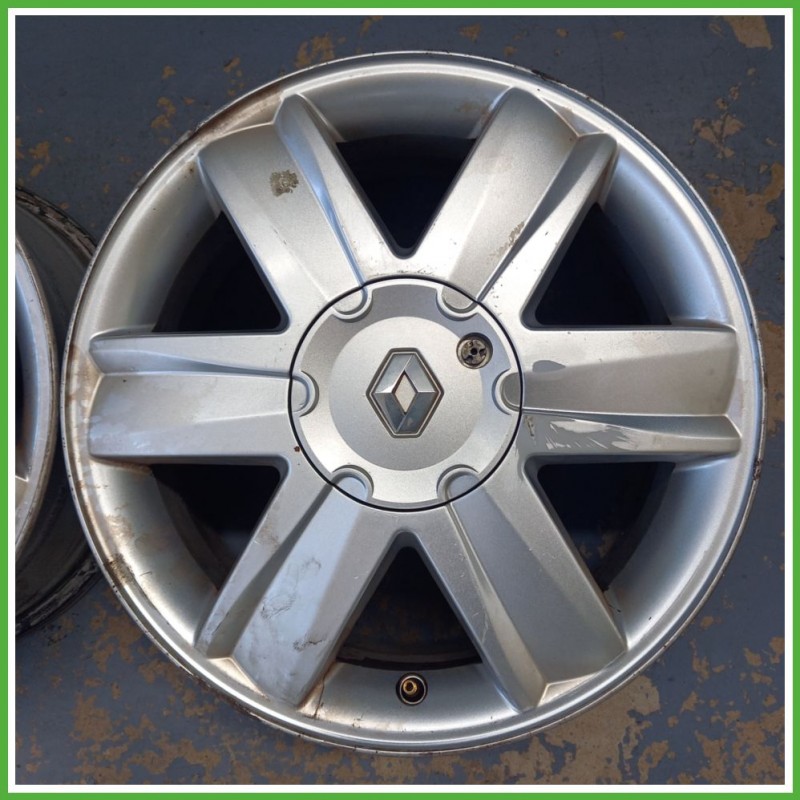Cerchio Singolo in Lega RENAULT MEGANE 2a Serie (dal 09/2002 al 02/2006) 16 pollici 16" 6.5J 4x100 ET 49 originale usato al pz