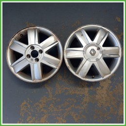 Cerchio Singolo in Lega RENAULT MEGANE 2a Serie (dal 09/2002 al 02/2006) 16 pollici 16" 6.5J 4x100 ET 49 originale usato al pz