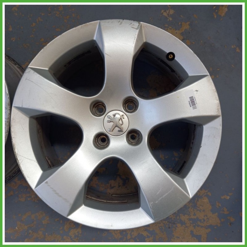 Cerchio Singolo in Lega PEUGEOT 3008 (dal 04/2009) 17 pollici 17" 7.5J 4x108 ET 29 originale usato al pz