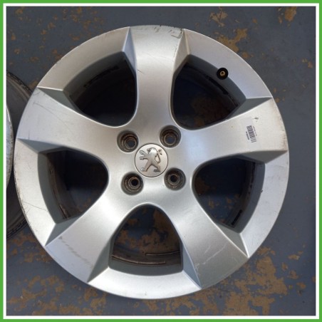 Cerchio Singolo in Lega PEUGEOT 3008 (dal 04/2009) 17 pollici 17" 7.5J 4x108 ET 29 originale usato al pz